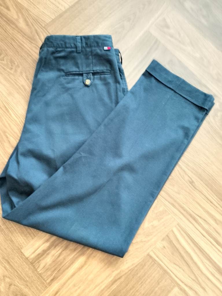 Tommy Hilfiger Mens Navy Chinos 38x32