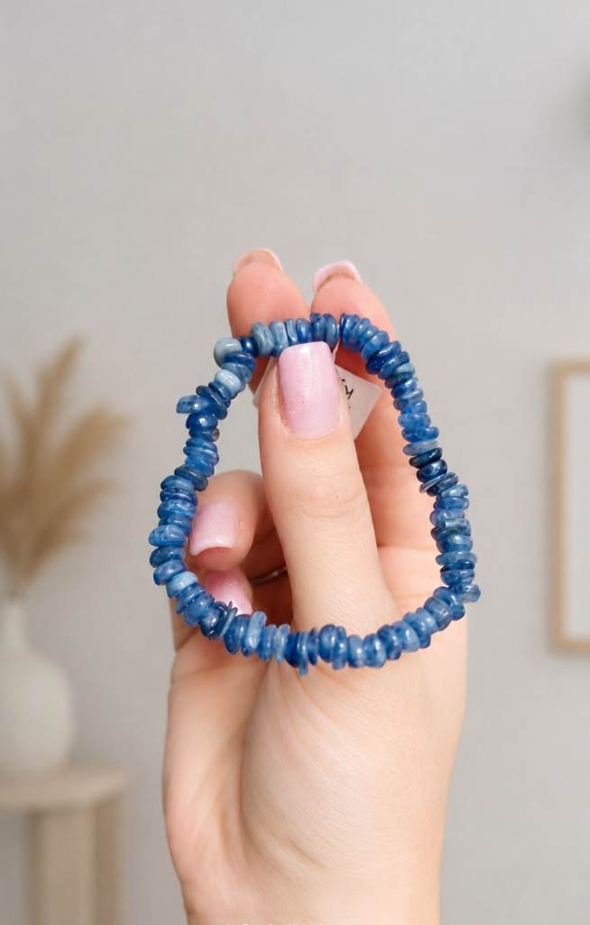 Kyanite chips bracelet