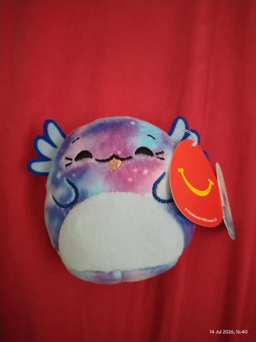 Squishmallows McDonald's 2025 Halley the Axolotl