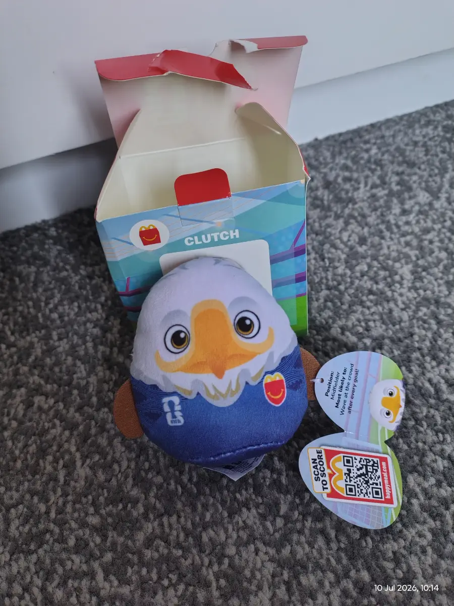 FIFA McDonald's squishmallows damaged box