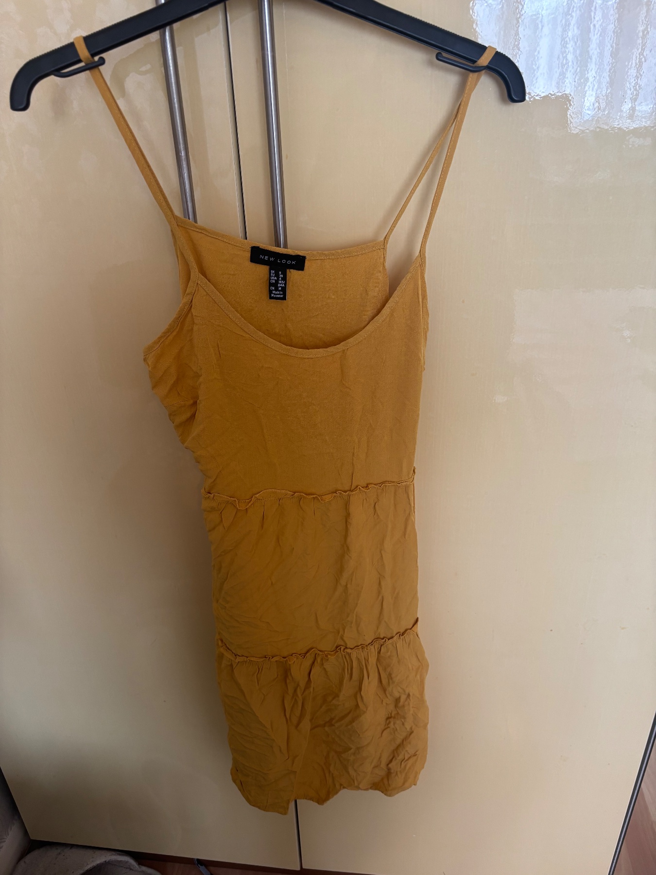 Size 8 mustard summer dress