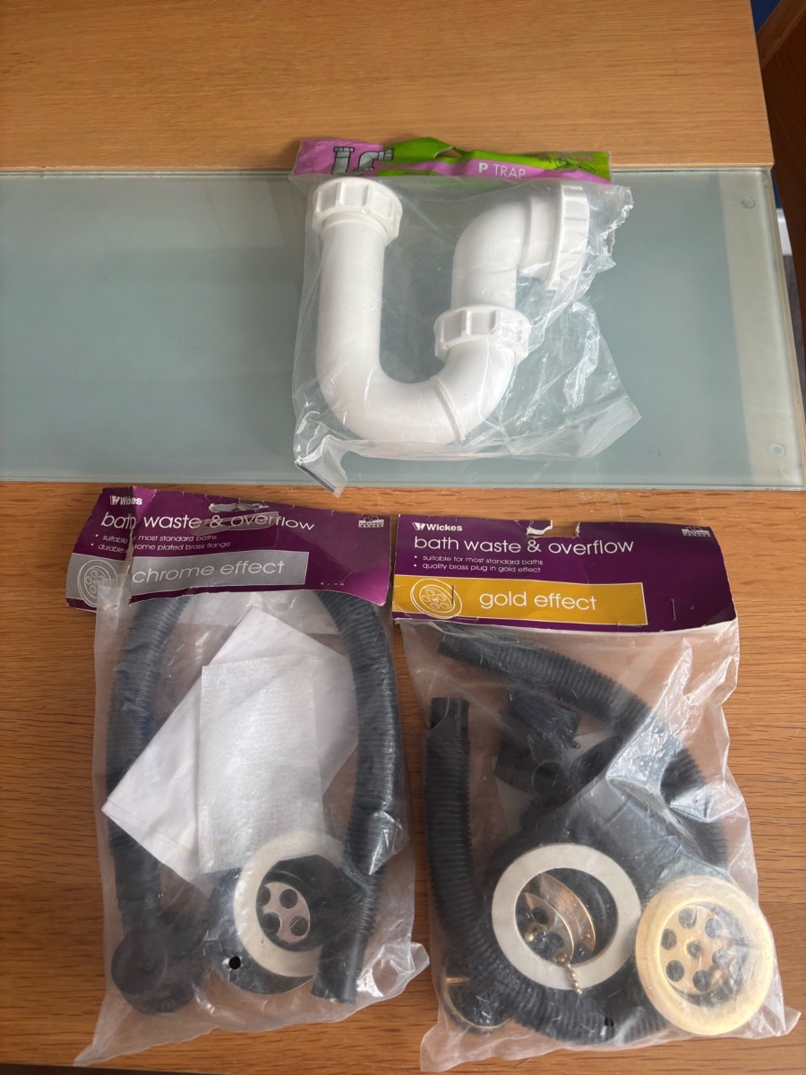 Plumbing items x 3