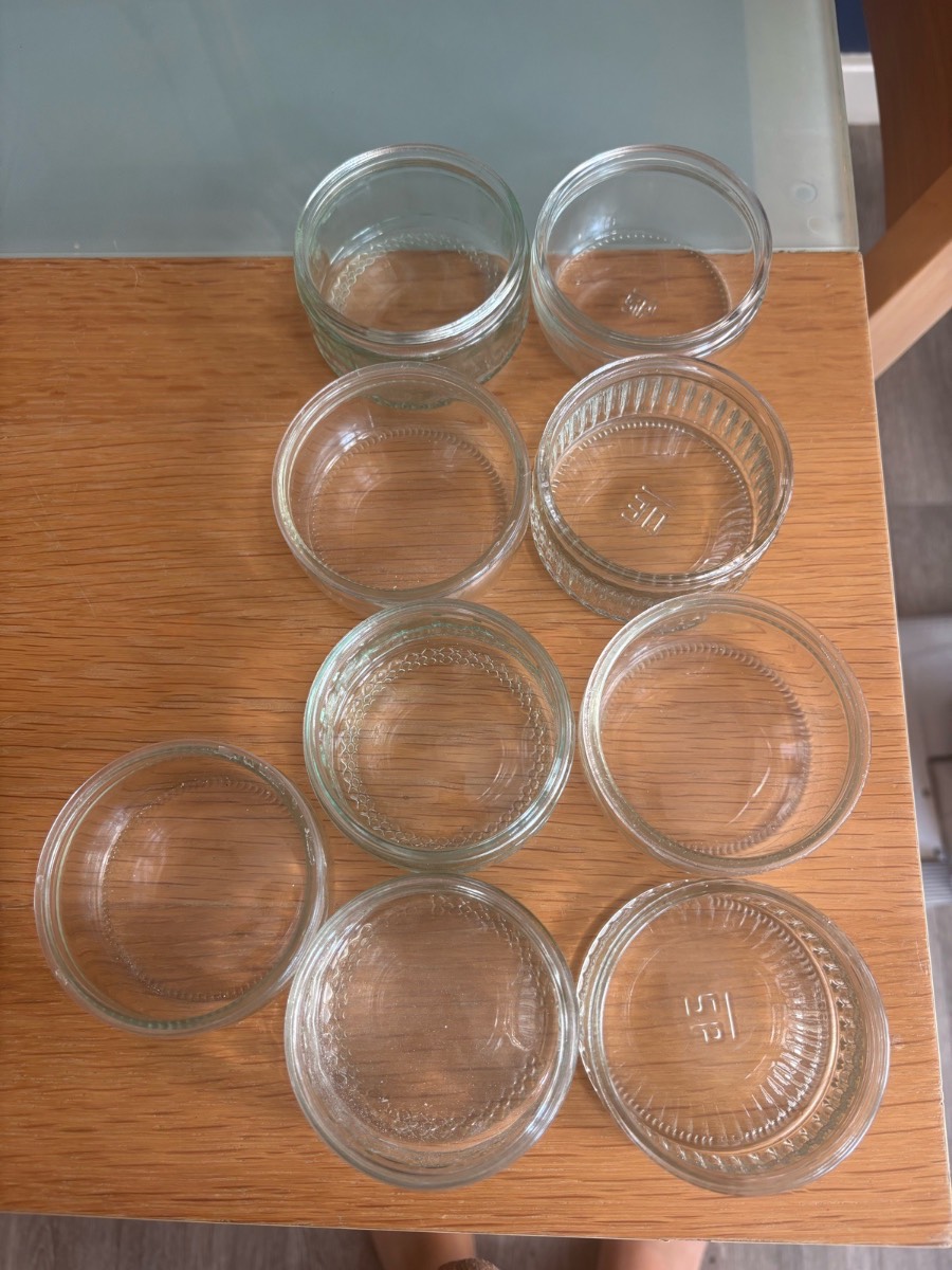 9 x mixed glass ramekins