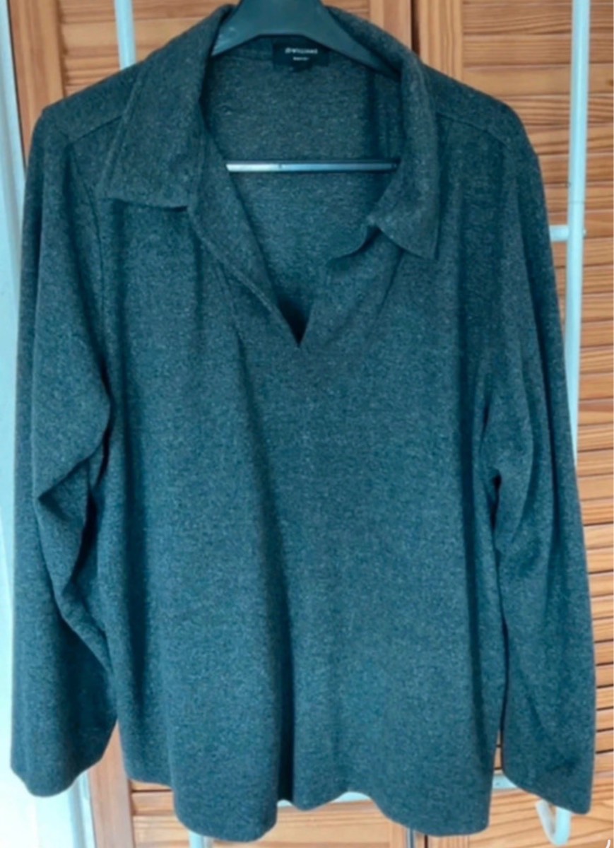JD Williams Ladies Grey Long Sleeve Top , UK 20