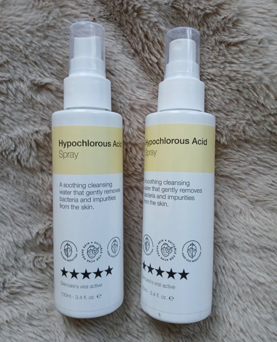 2 x Hypochlorous Acid Facial Spray.