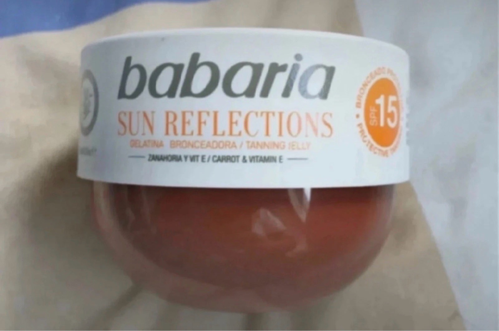 Babaria Sun Reflections Tanning Jelly 300ml. SPF 15.