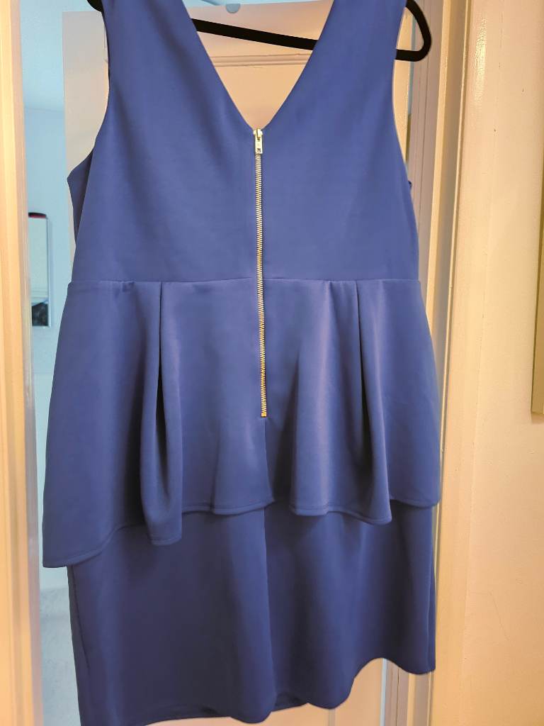 ASOS plus size dress size 22 navy