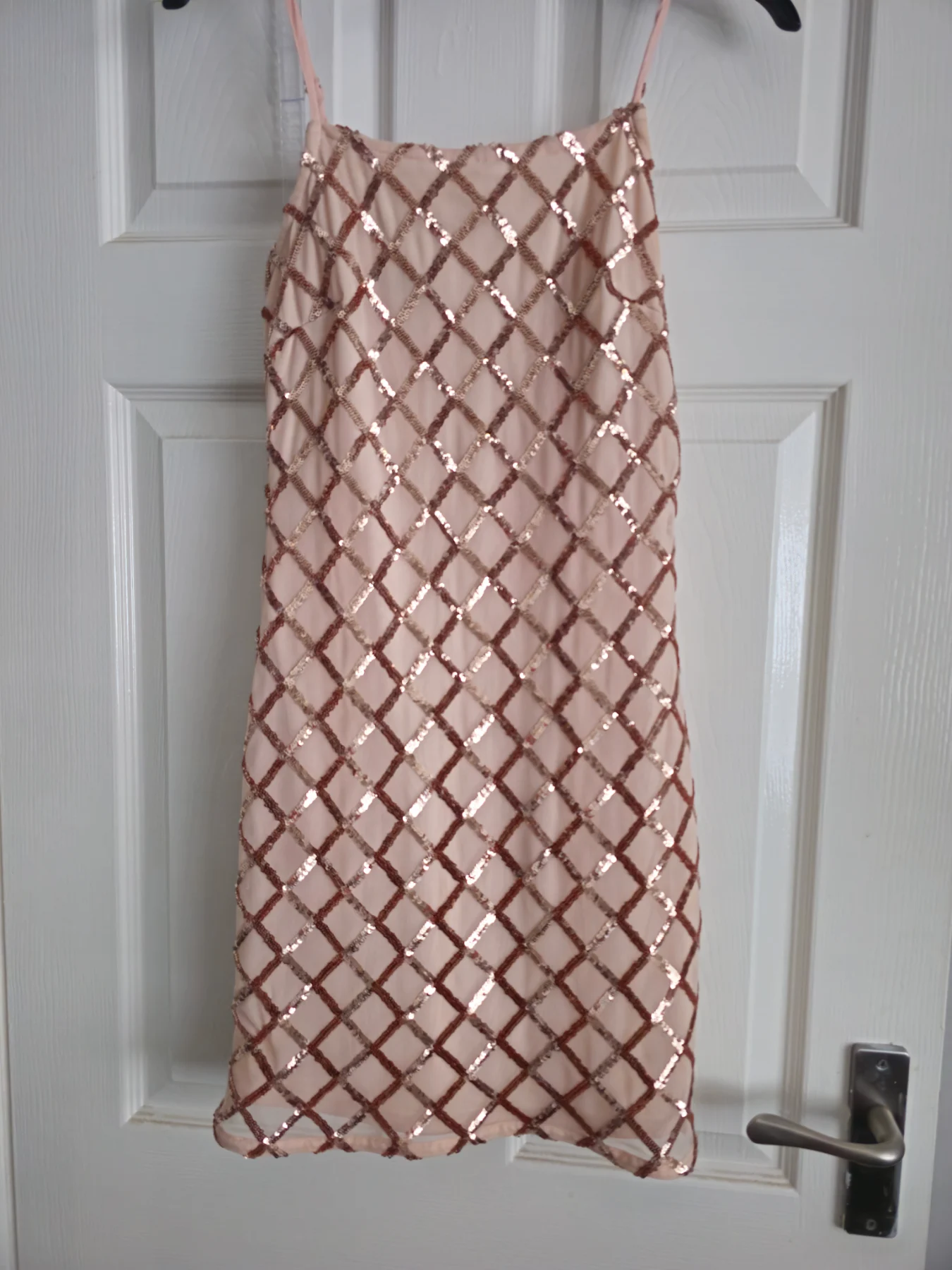 Quiz Sequin Diamond Mini Dress size 10