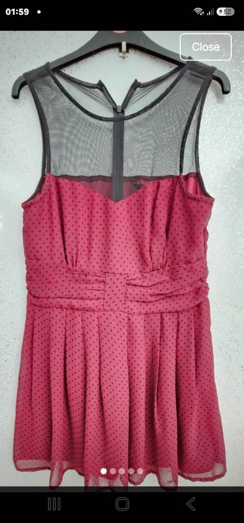 Miso polka dot skaterdress size 14
