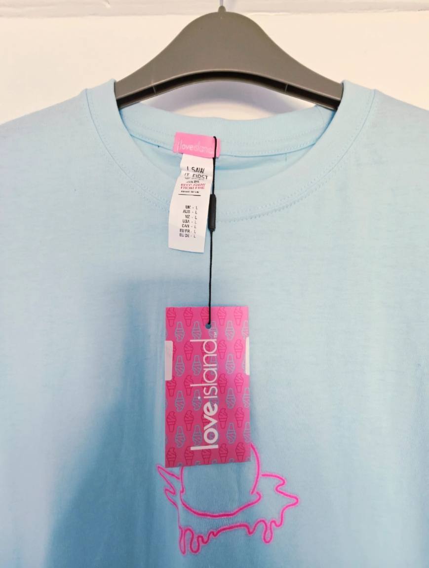 Love island t shirt new with tags  large