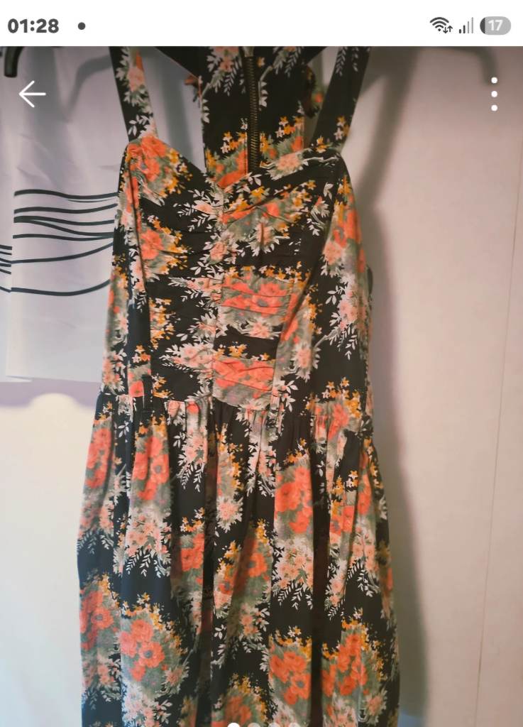 River island floral sundress size 8