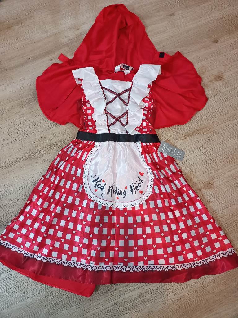 Tu red riding hood fancy dress costume for 11-12yrs