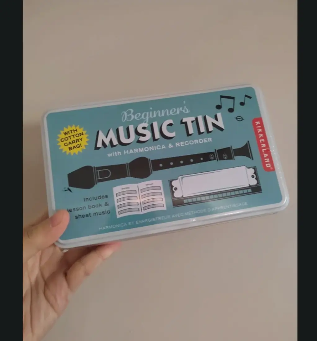 Kikkerland Beginner's Music Tin