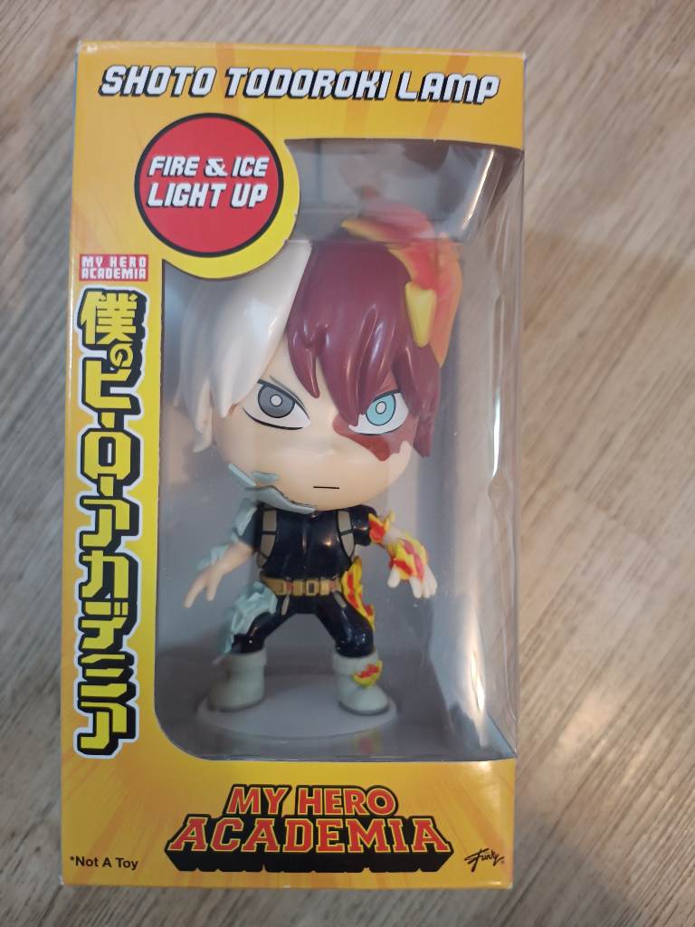 Hero academia characters Shoto Todoroki lamp light