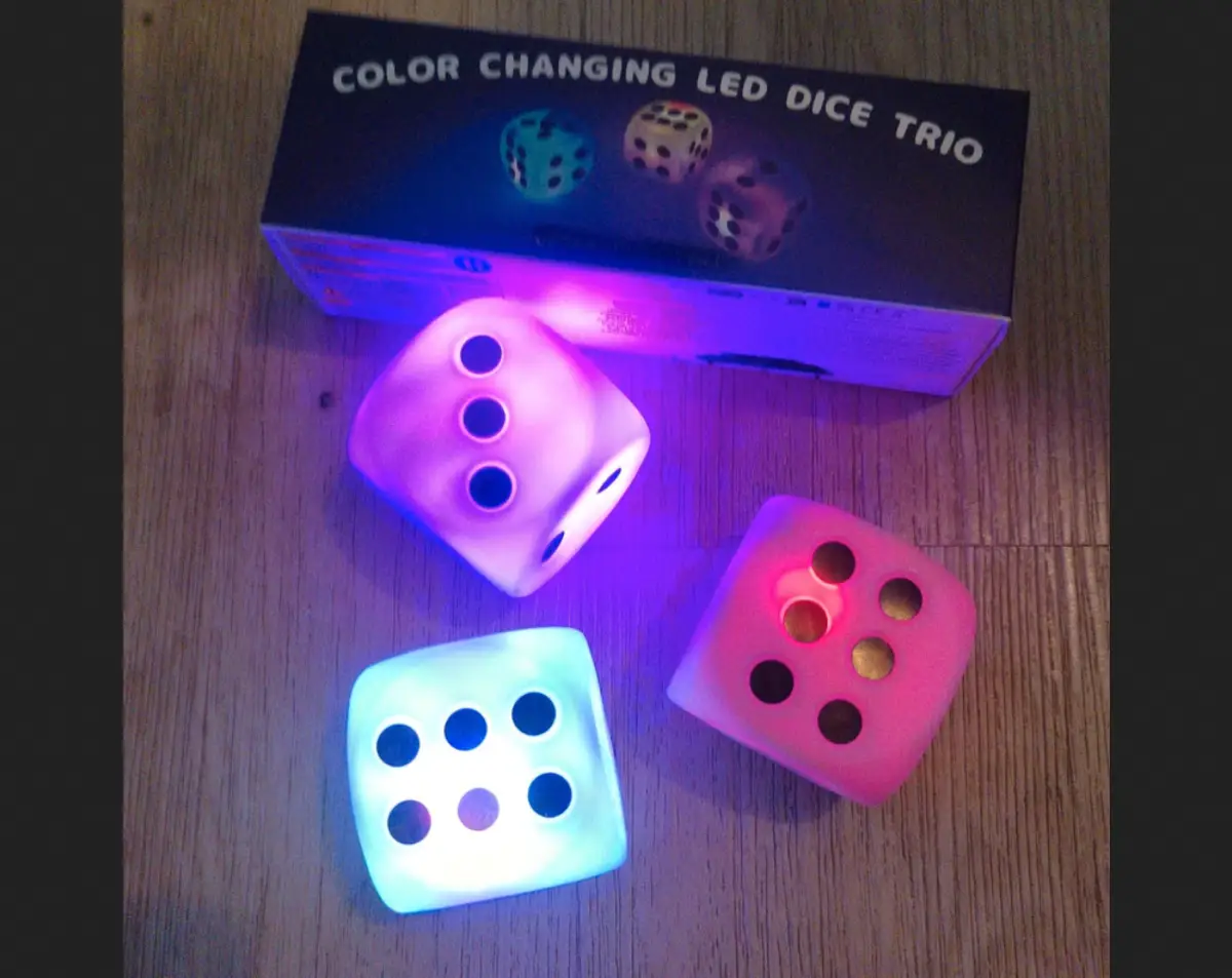 Color Changing LED Dice Trio Light Set - Urban Outfitters