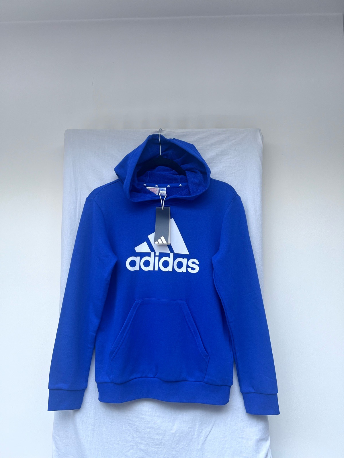Adidas Kids Big Logo Essentials Cotton Hoodie size UK 11-12Y Brand New with Tags
