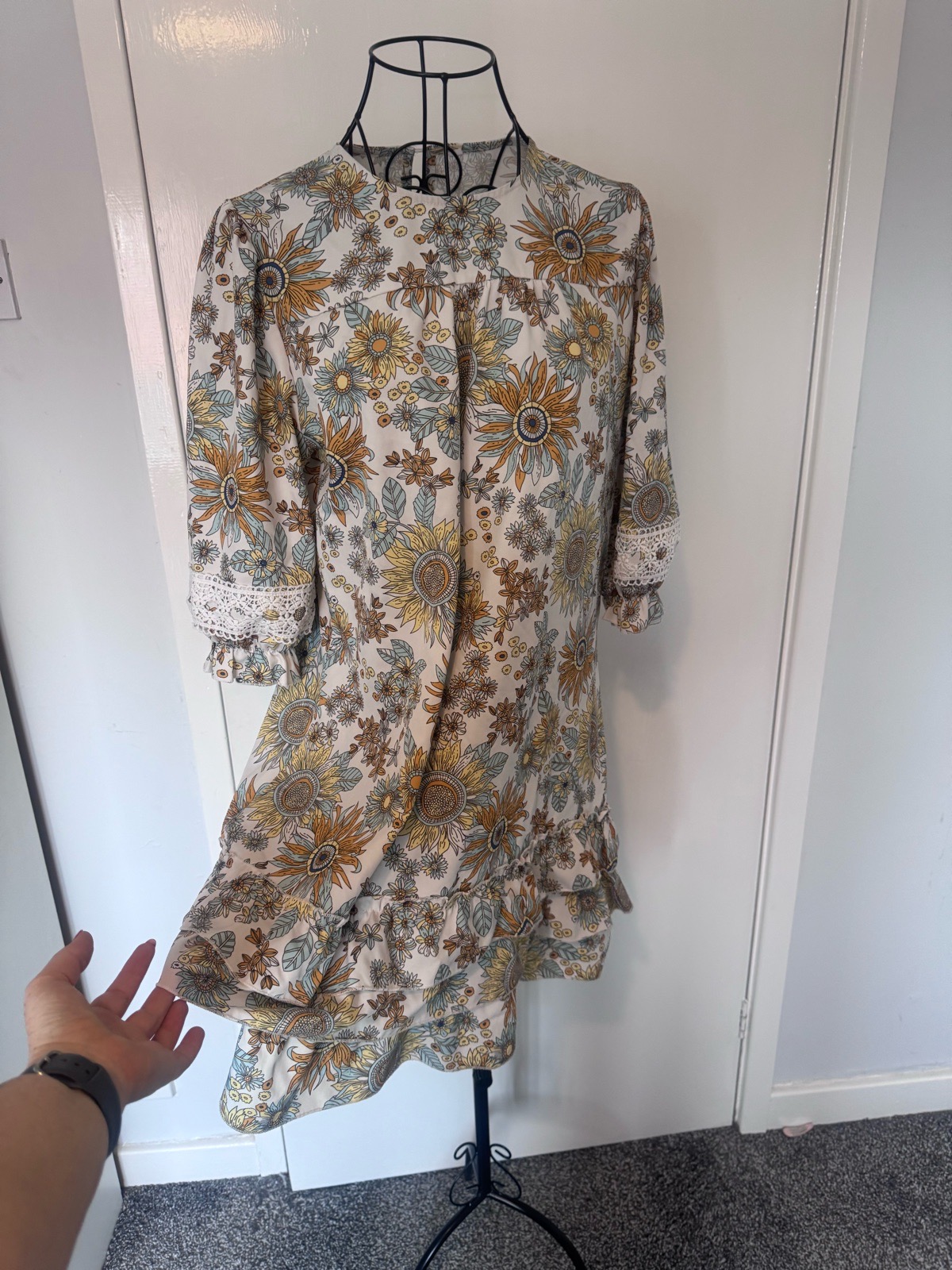 Shein boho style dress size large