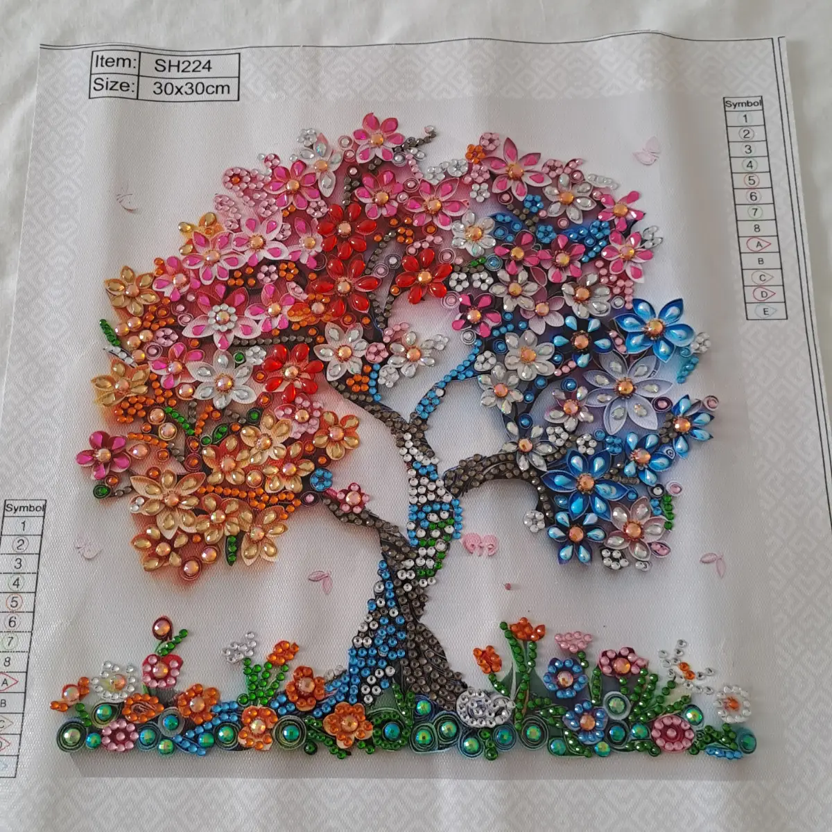 Diamond art tree of life picture.