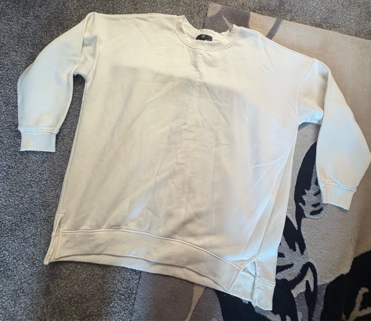 White ladies sweater