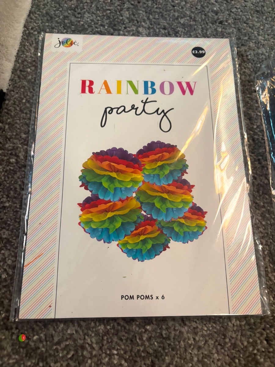 Rainbow Pom Poms