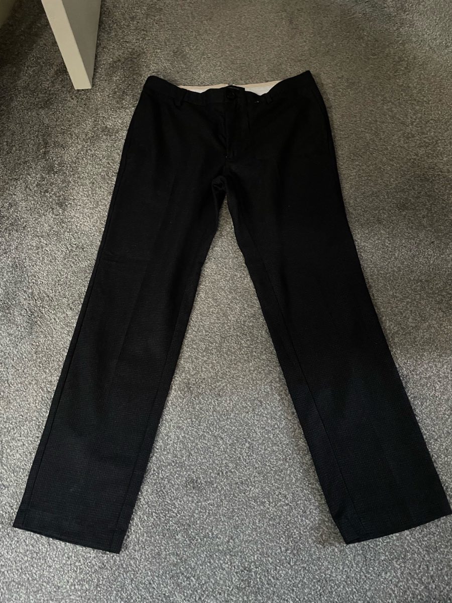 Men’s black smart trousers