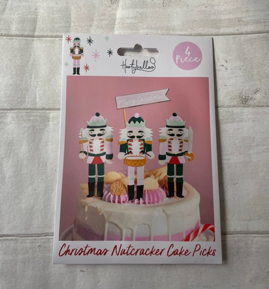 Nutcracker cake props