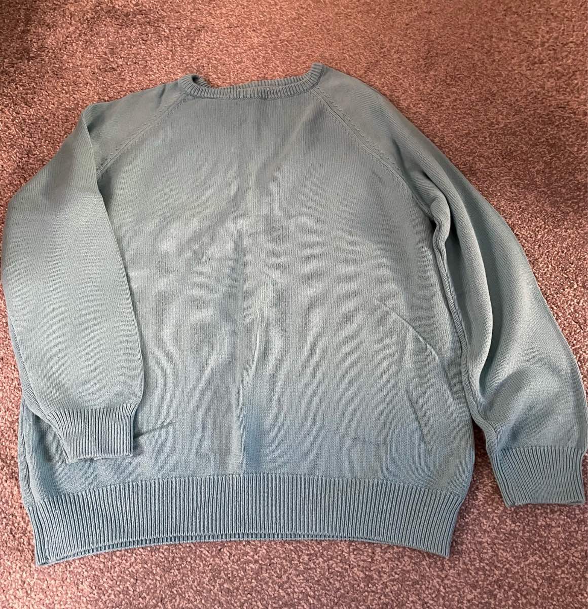 Ladies teal jumper