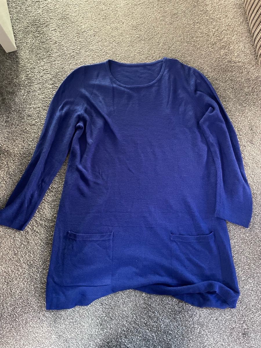 Ladies knit long jumper