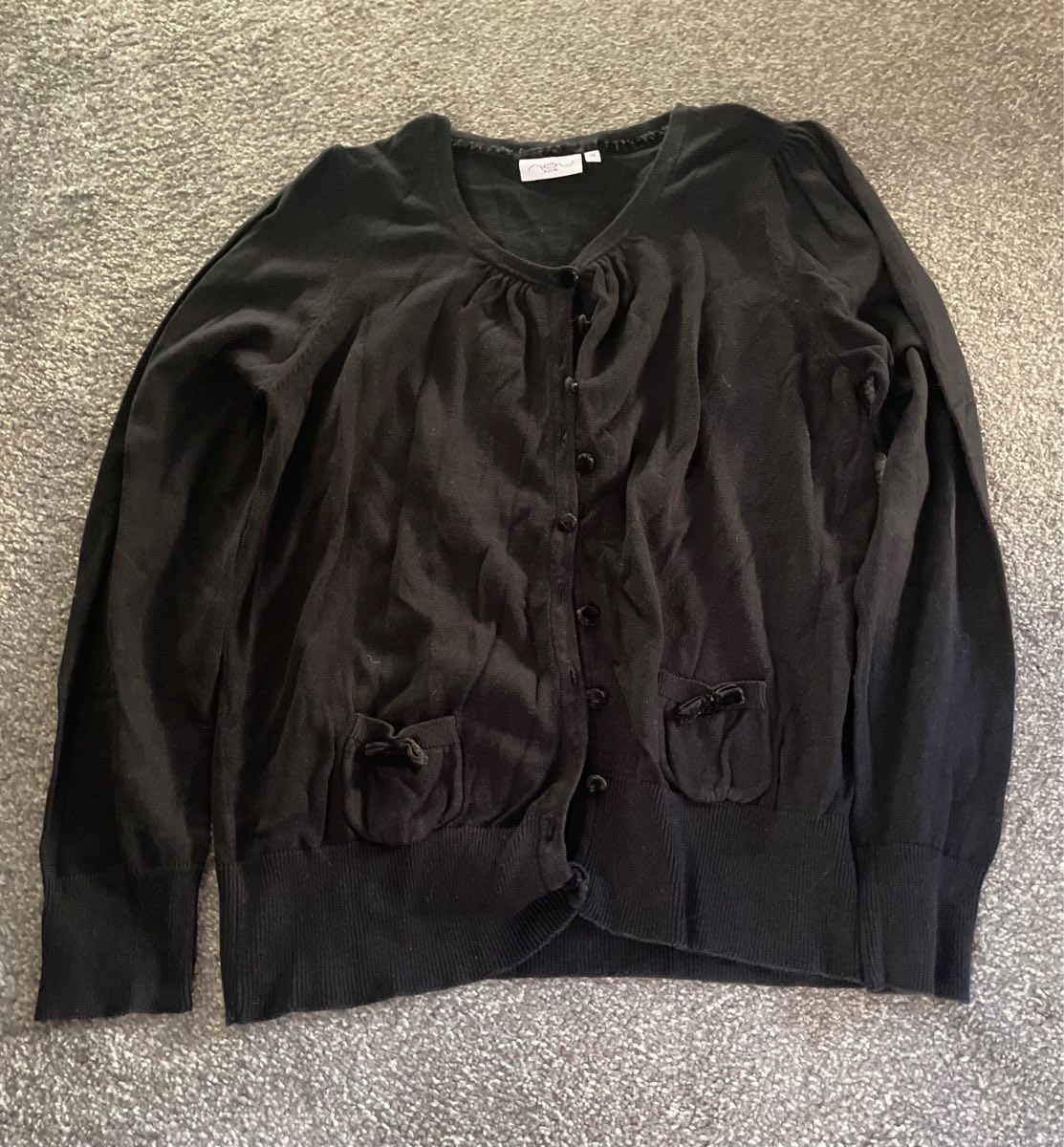 Ladies black cardigan