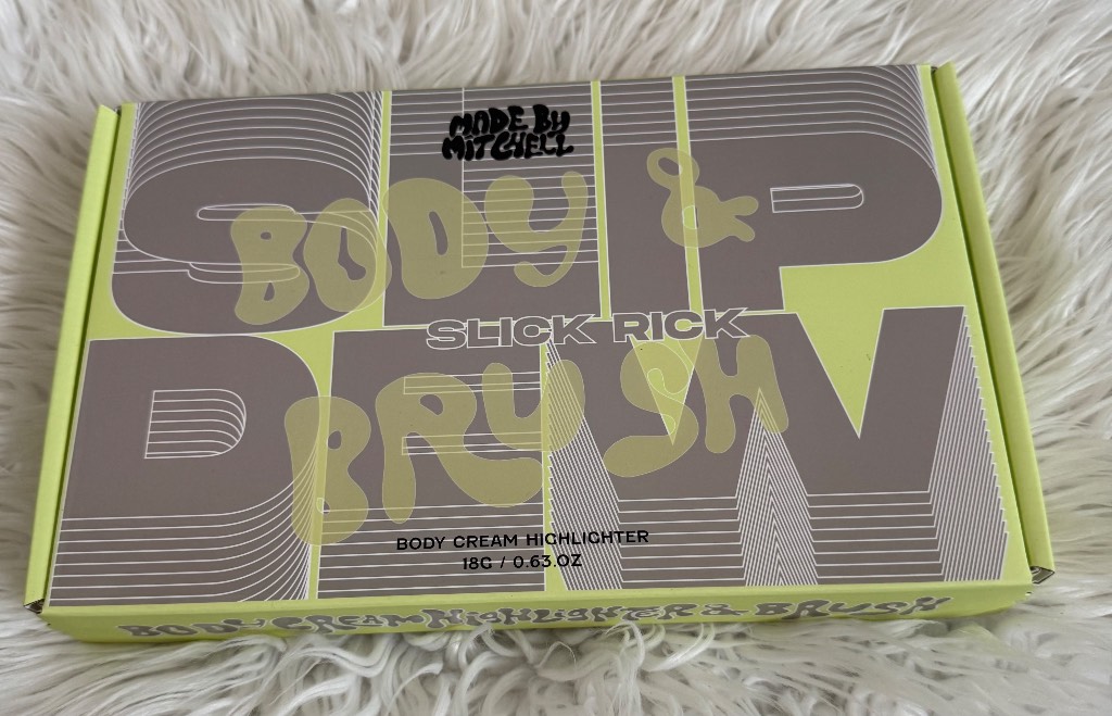 Made by Mitchell body cream highlighter - shade slick Rick