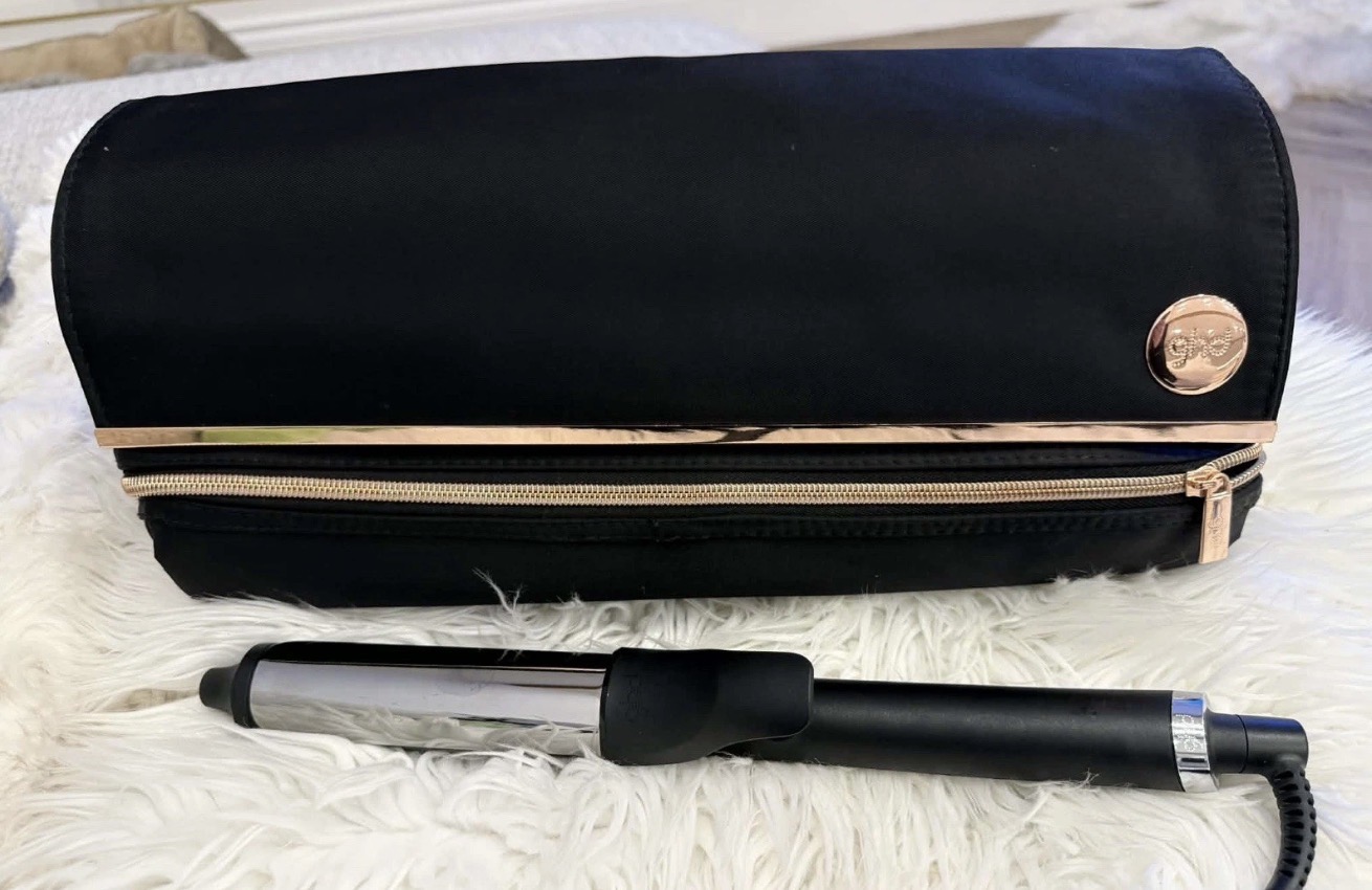 GHD curve soft curl tong 32mm tri zone technology with case - great condition