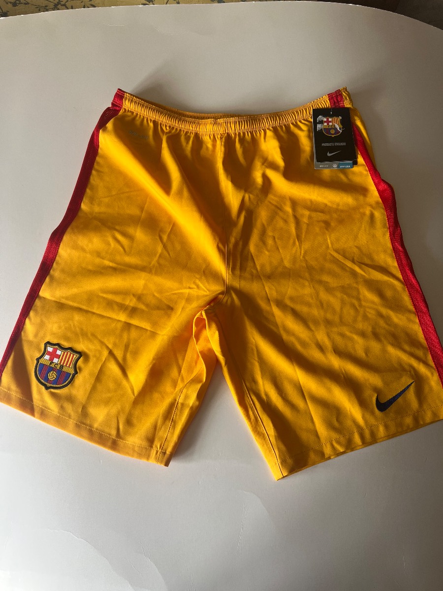Barcelona FC football shorts age 13/15