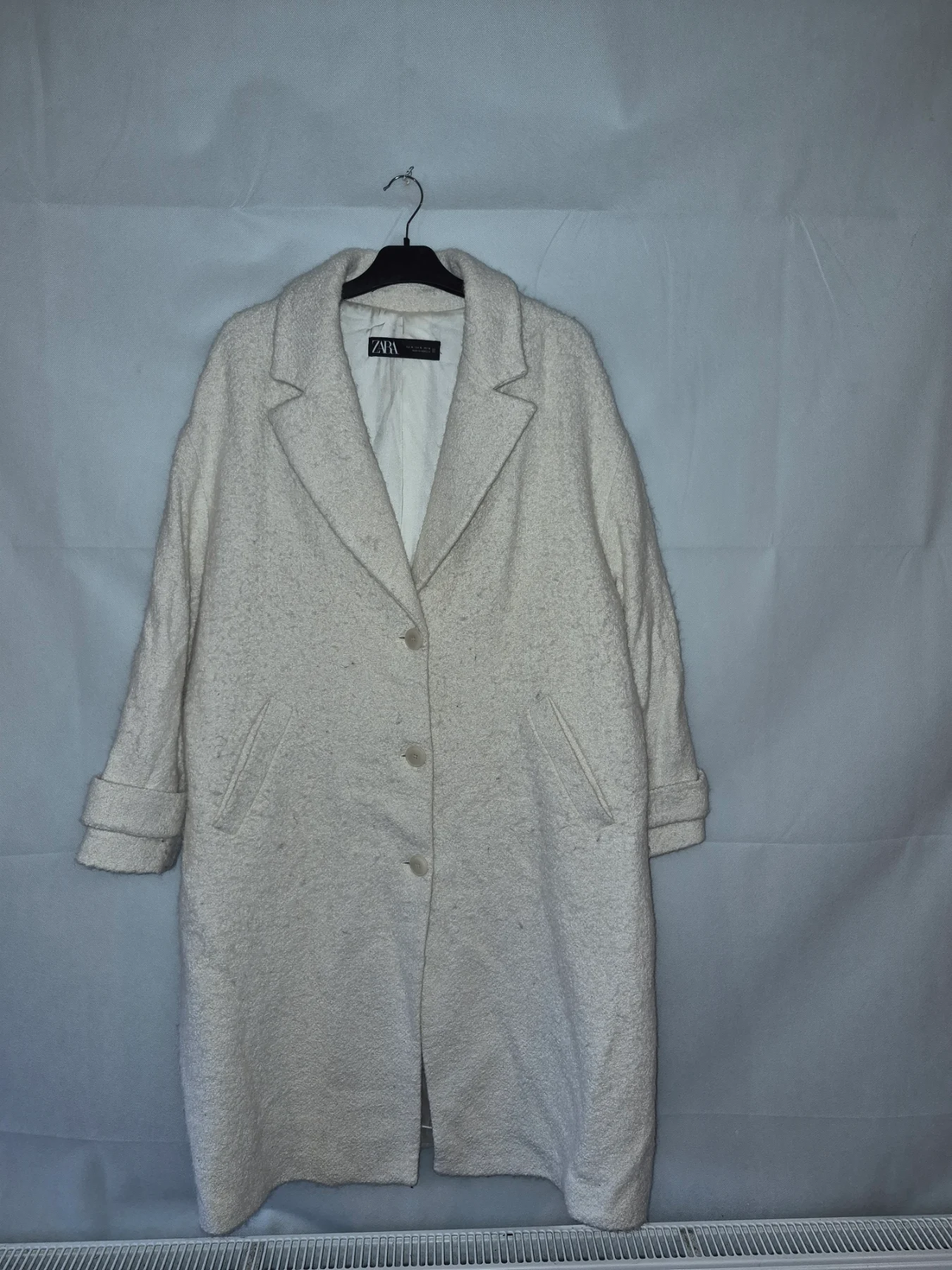 Zara Wool Long Coat Size XL