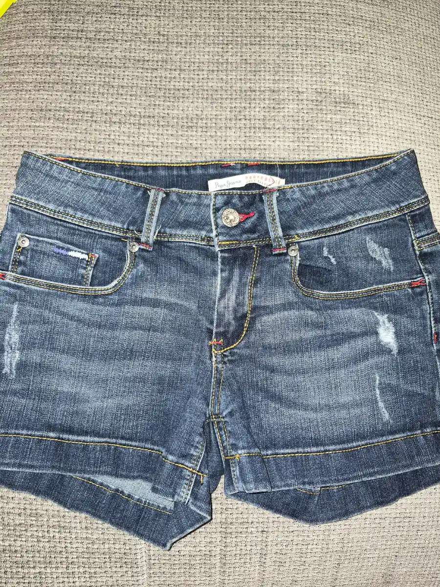 Y2K Pepe Jeans Denim Shorts Waist 28