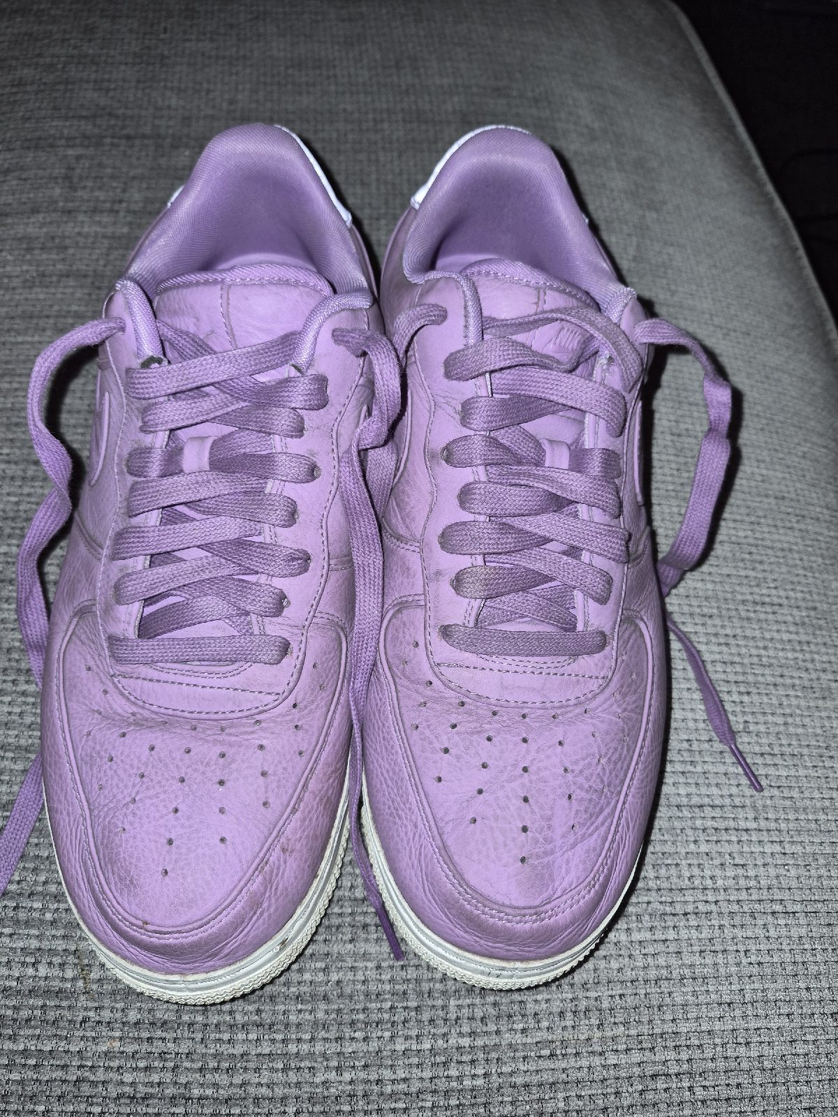 Nike Lab Air Force 1 Low Purple Dust Trainers Size 10