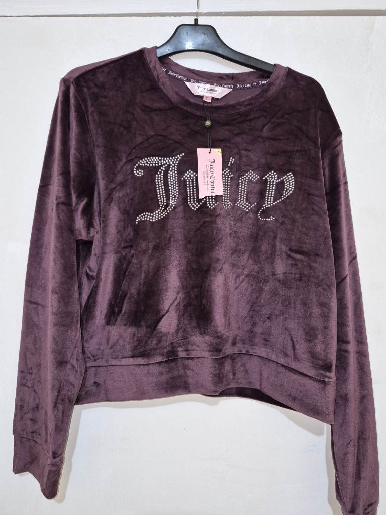 Juicy Conture Velour Loungewear Size XL Purple