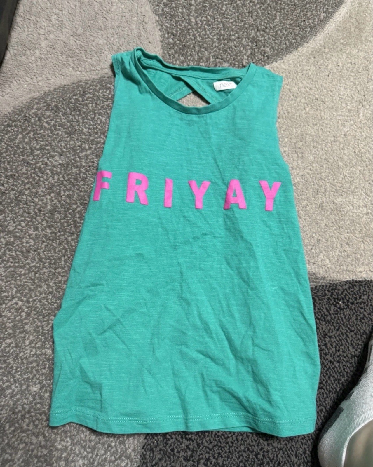 Next cami vest top fitness activewear top girls 8 years summer friyay