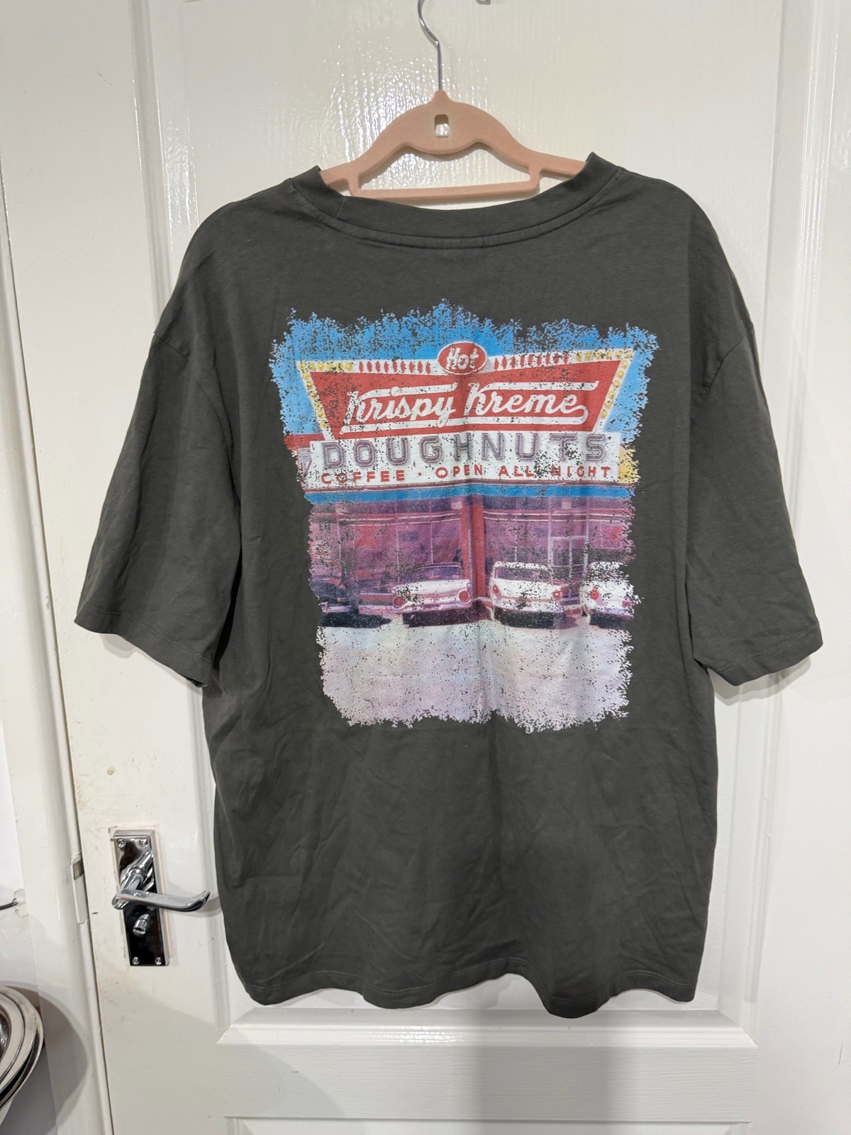 Official Krispy Kreme x Primark unisex 2XL vintage graphic Tshirt
