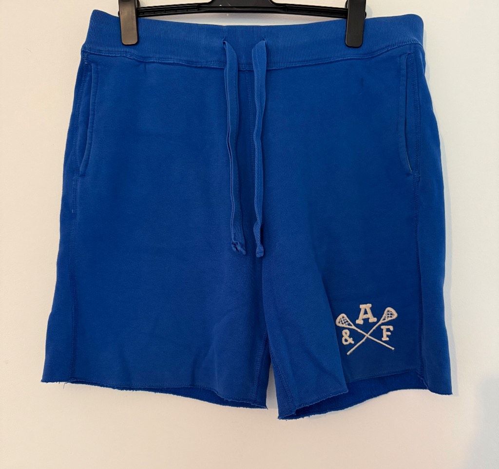 Abercrombie & Fitch Men’s Royal Blue Sweatpants Shorts Size L