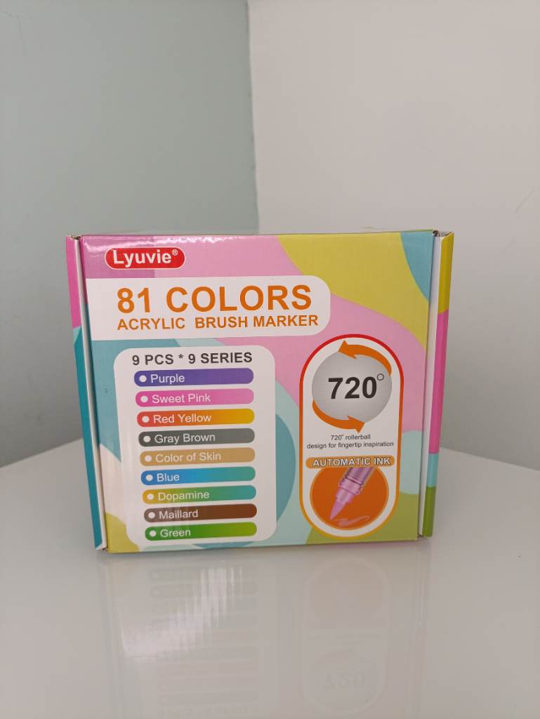 Lyuvie Languo - 81 x Acrylic Brush Markers