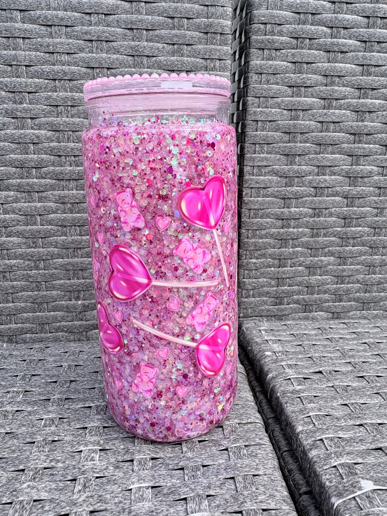 Candy Gummy Bear snowglobe cup