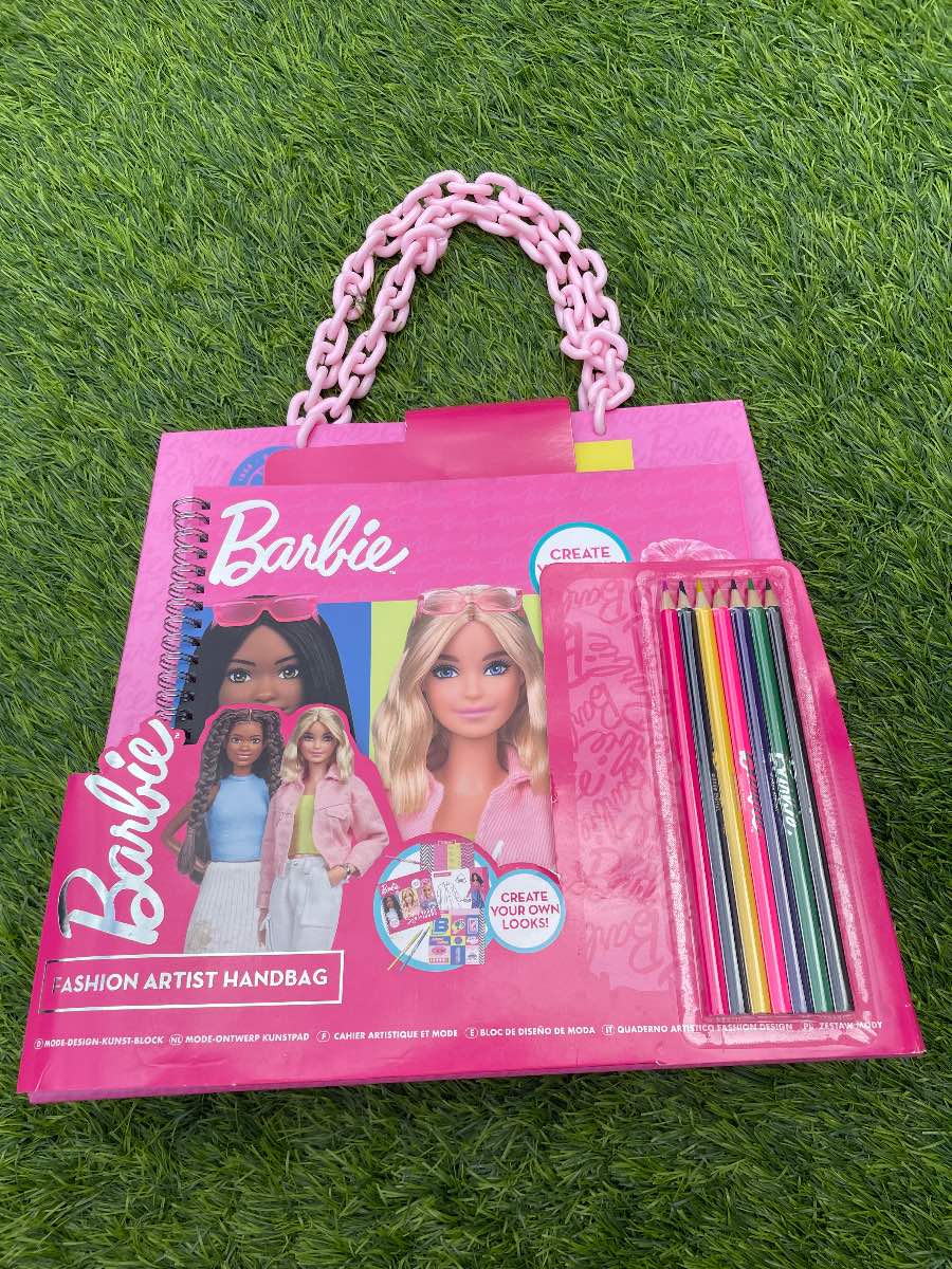 Barbie Fashion Artist Handbag Colouring Creat Your Own Designs