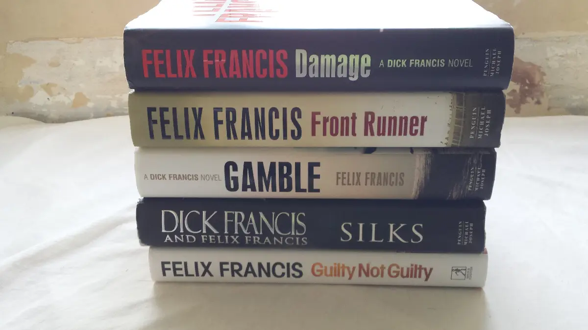 Bundle of Dick/Felix Francis hardbacks with unclipped dustjackets. All first editions.