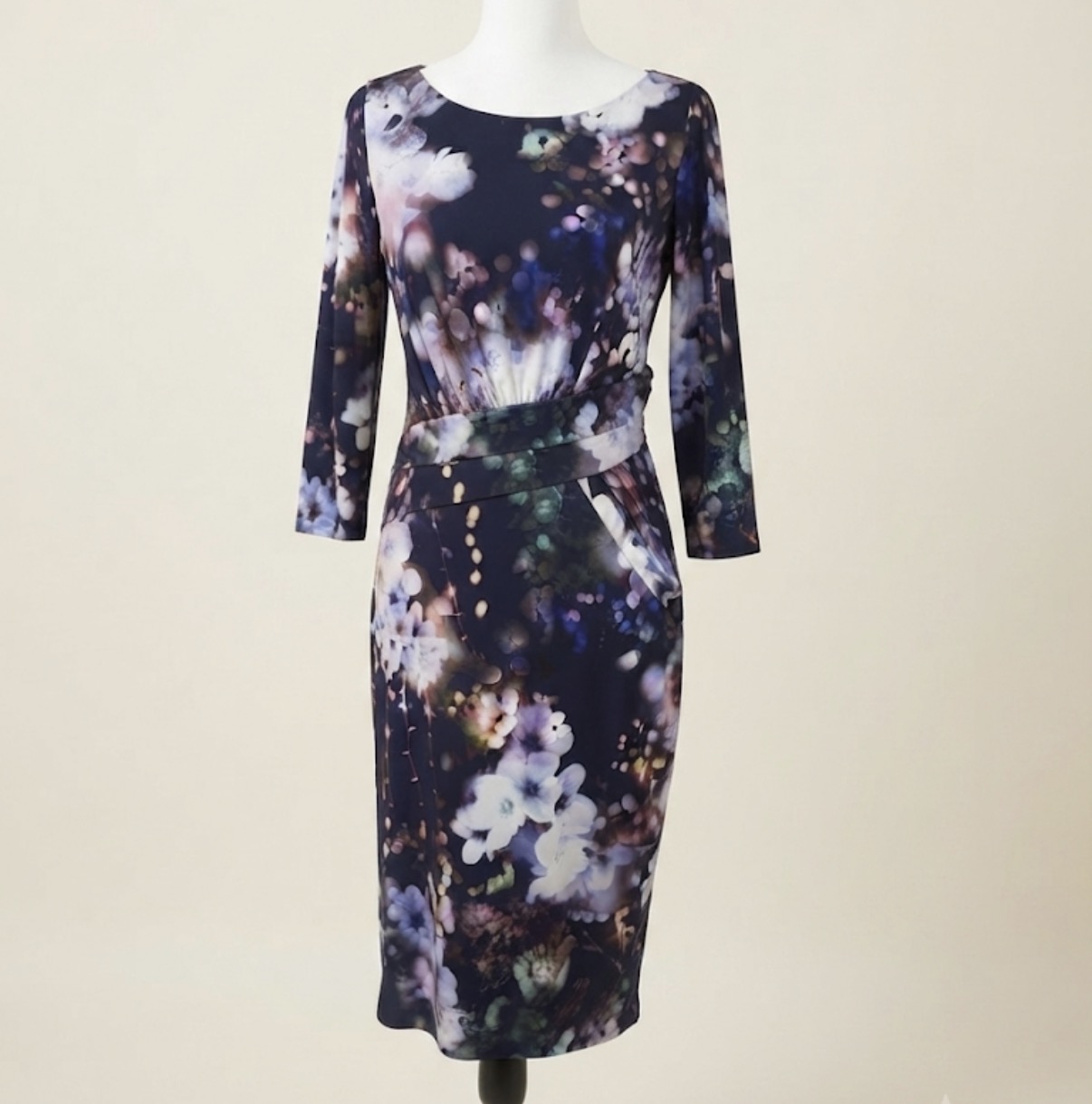 Coast Multi Coloured print Mini Dress - Size 10