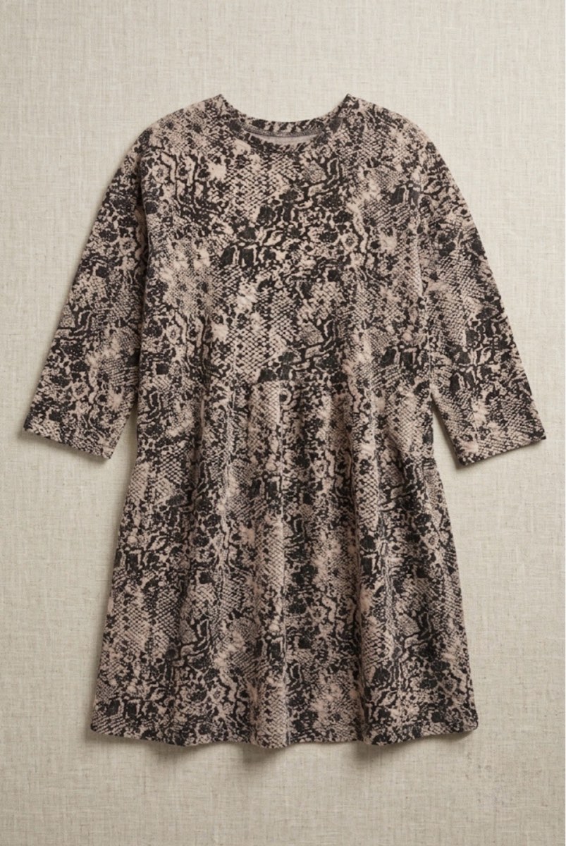 Zara Min dress with snake skin print- Size S