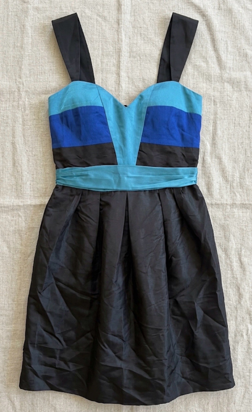 Lipsy London Vintage Y2K Block Colour Mini Dress - Size 12