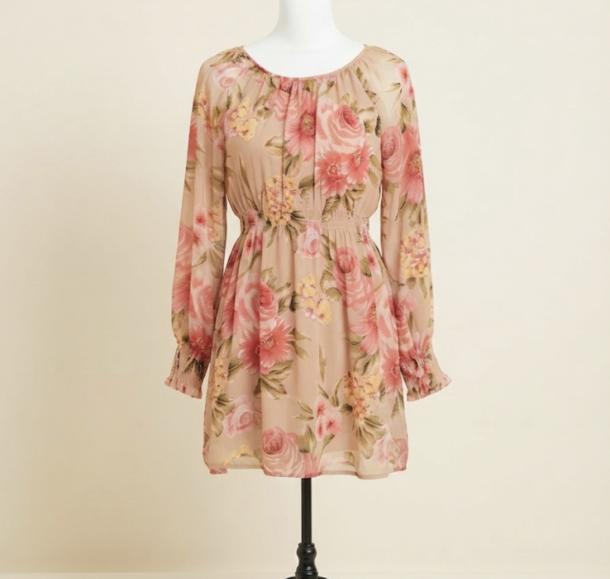 H&M Mamma Maternity Floral Summer Long Top/Mini Dress - Size S
