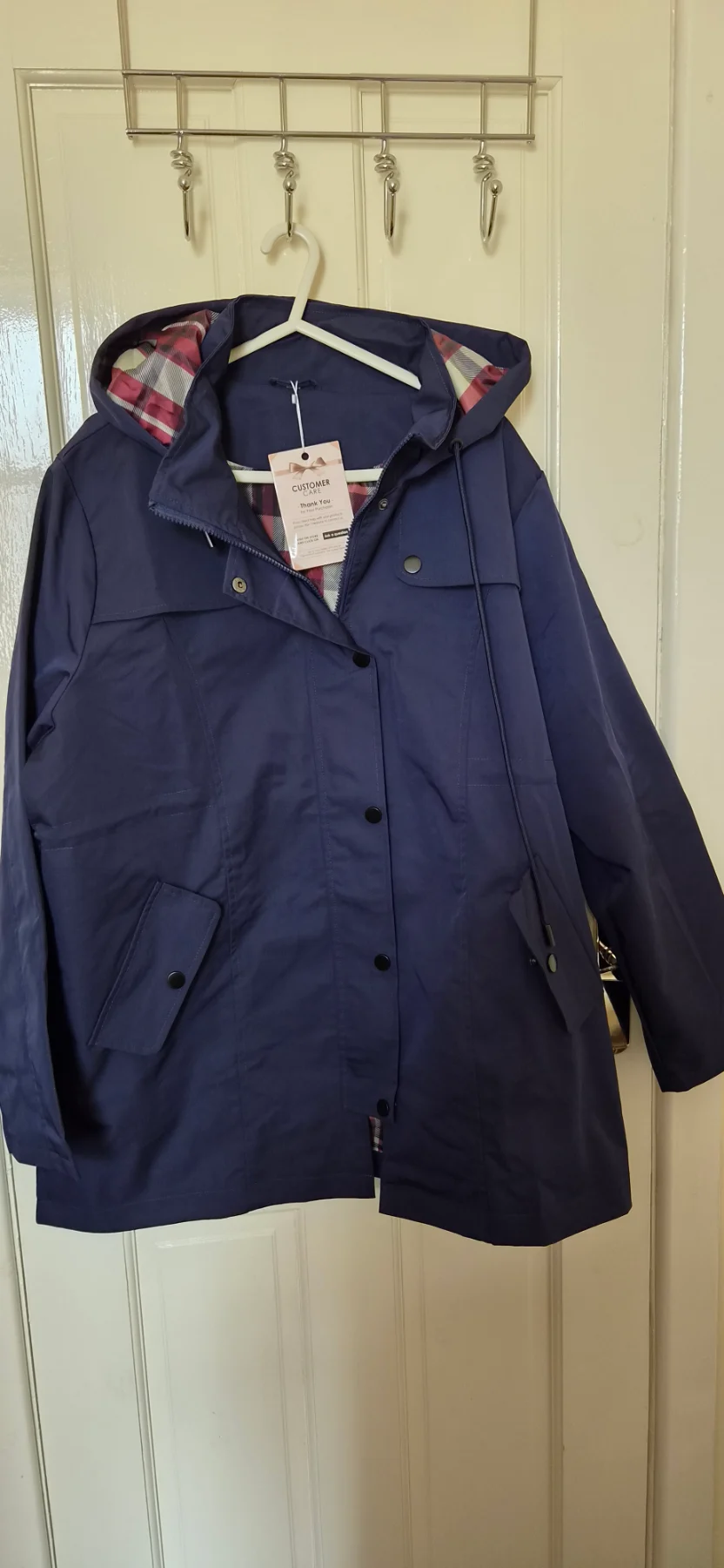 Women rain coat  wind breaker  XXL