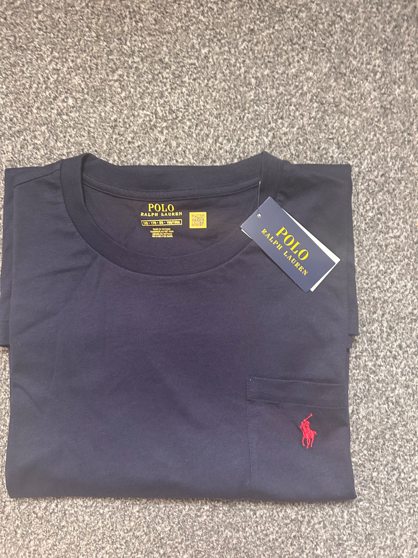 Polo Ralph Lauren Navy Pocket T-Shirt 1XB BNWT