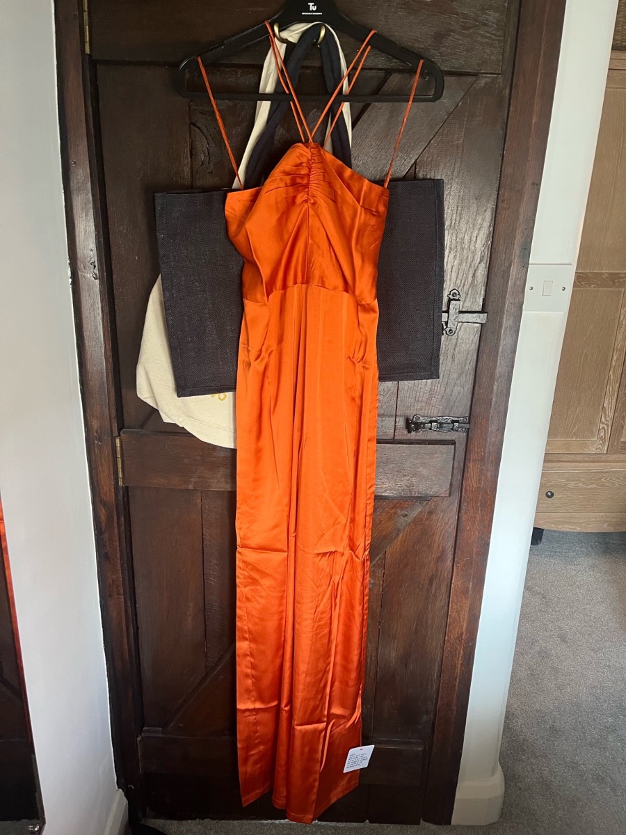 ASOS rust jumpsuit
